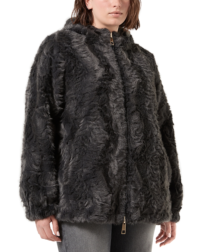 Marina Rinaldi Mrstesoro Faux Fur Reversible Jacket