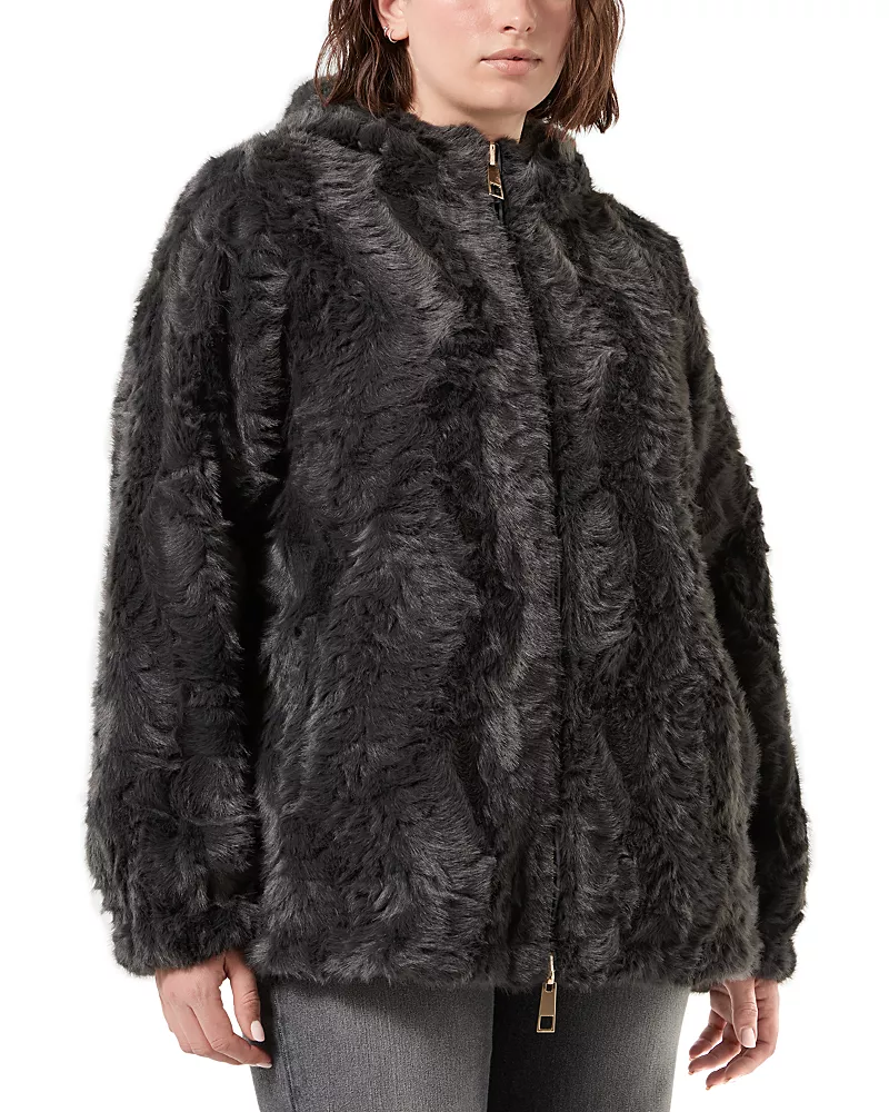 Marina Rinaldi Mrstesoro Faux Fur Reversible Jacket