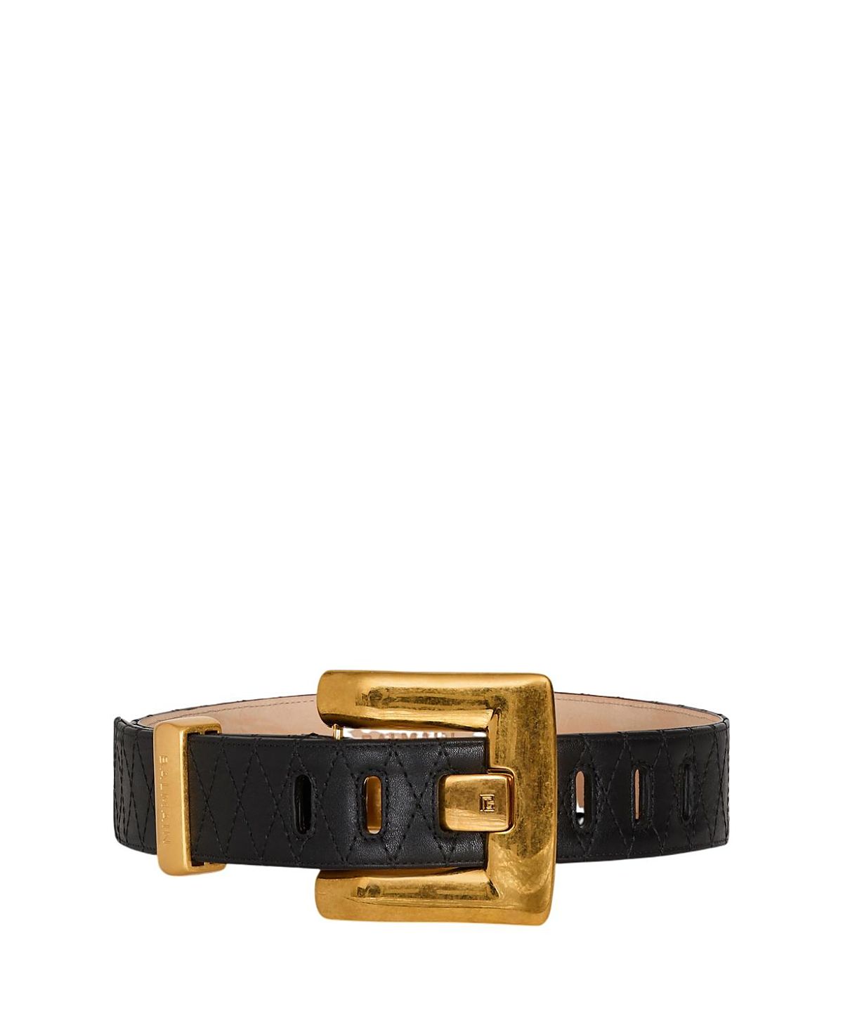 Balmain Anthem Smooth Leather Belt