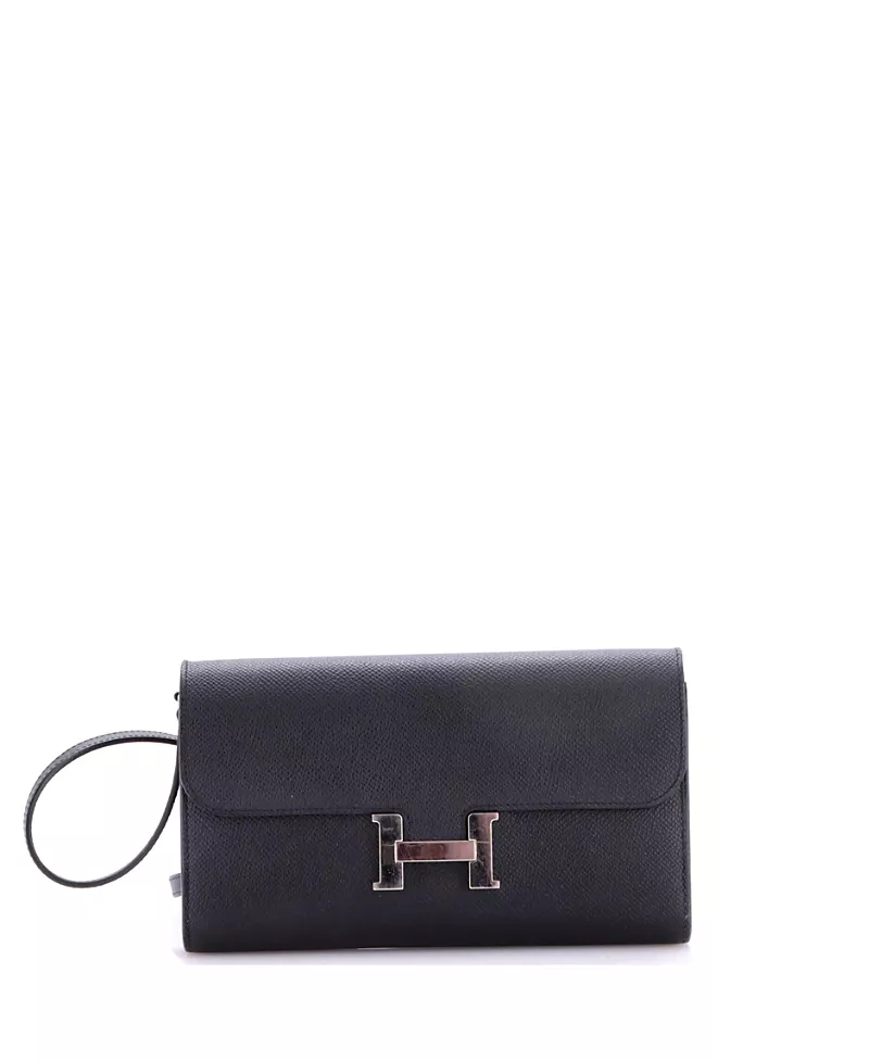 Pre-Owned HERMES Constance To Go Wallet Epsom