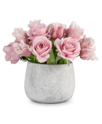  Elio RealTouch Rose and Tulip Arrangement