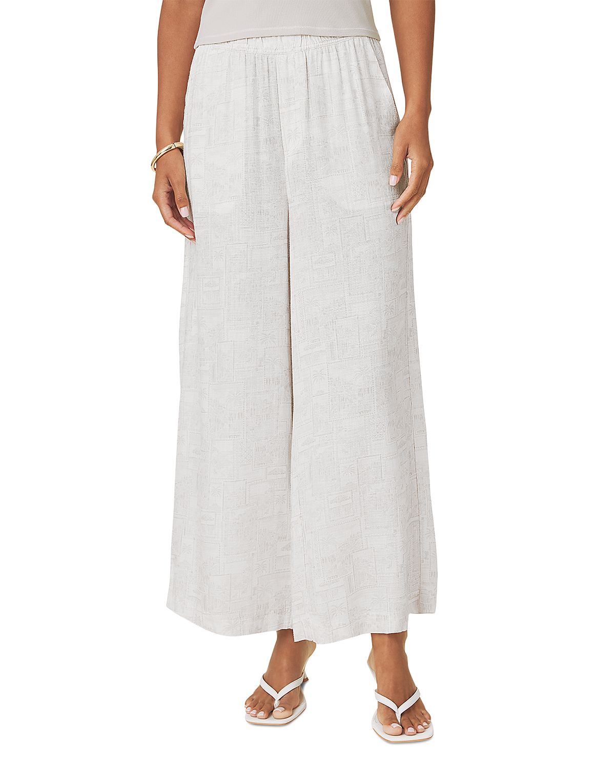Splendid Angie Stamp Palazzo Pants