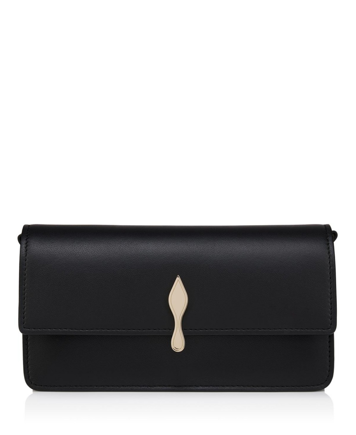 Christian Louboutin Women's Bettina Mini Crossbody Bags with Webbing Strap in Black
