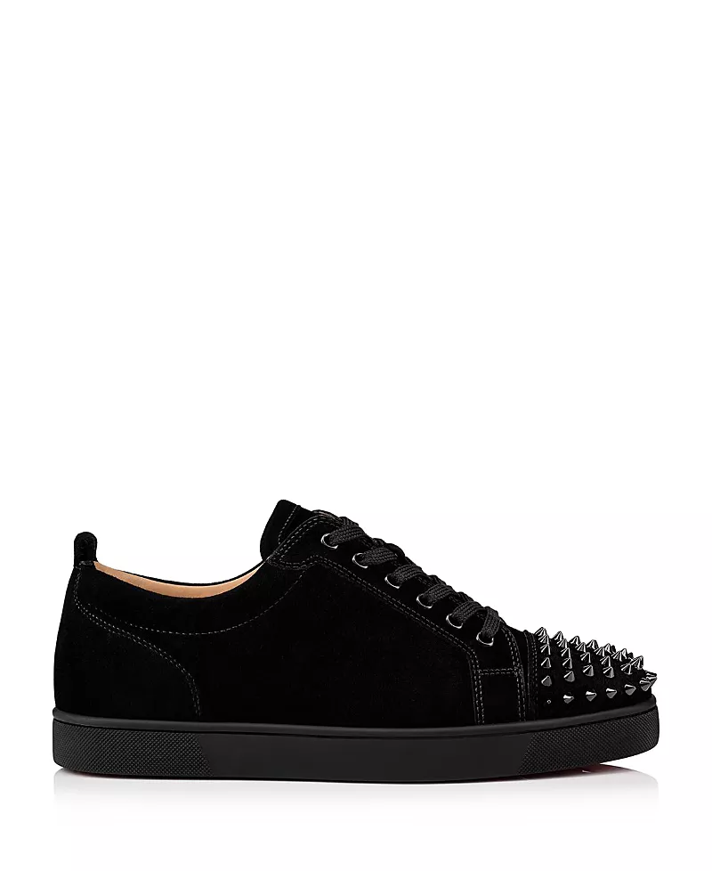 Christian Louboutin Men's Louis Junior Spikes Low Sneakers