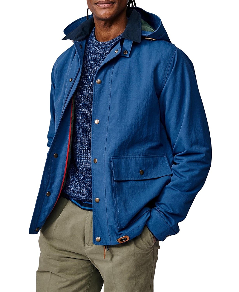 Aubin Eastwood Long Sleeve Hooded Rain Coat