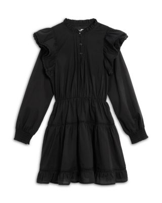 Girls' Ruffled Long Sleeved Dress, Big Kid - Exclusive