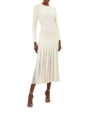 Filament Full Skirt Knit Midi Dress
