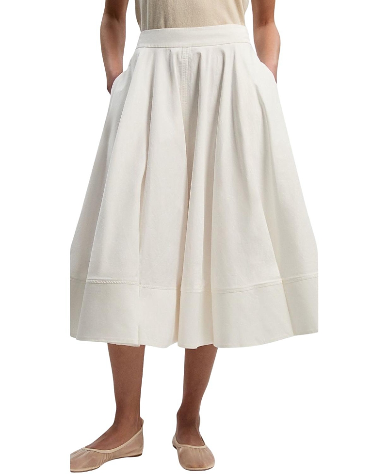 Karen Millen Cotton Tailored Full Midi Skirt
