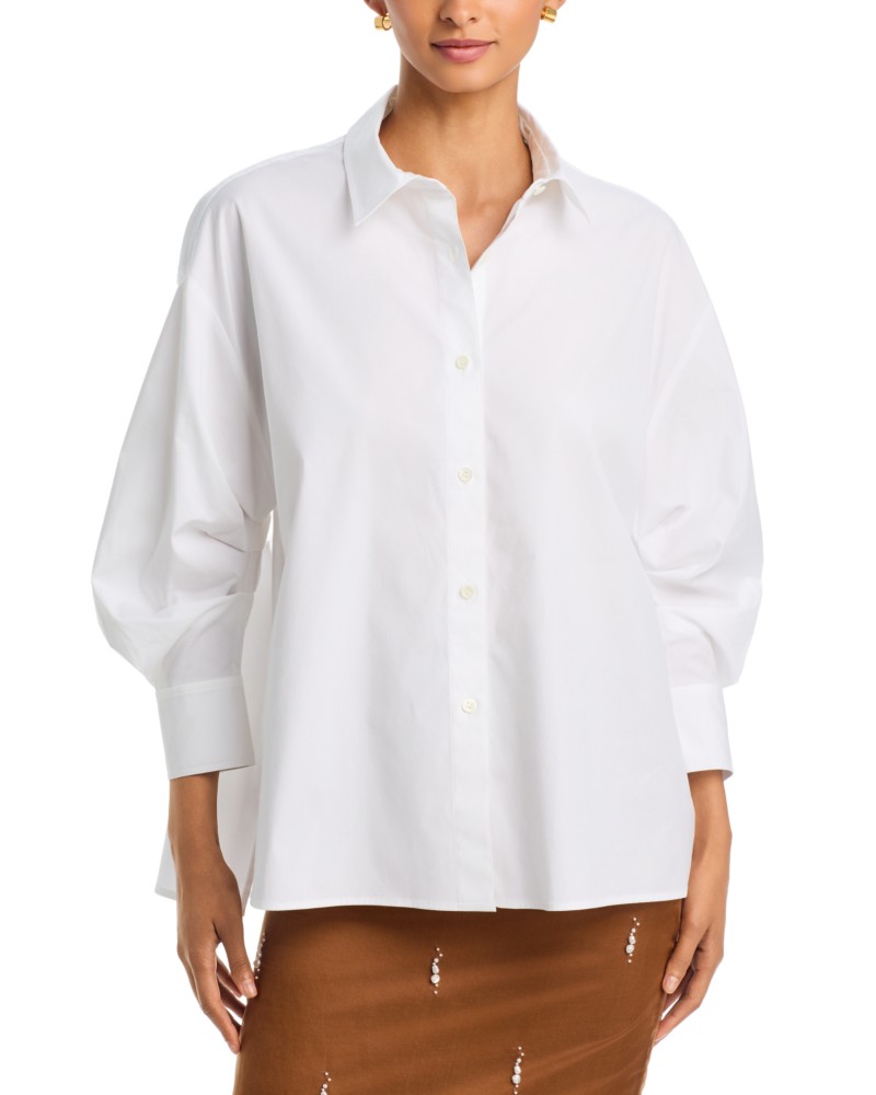 Carolina Herrera Clara Shirt in White