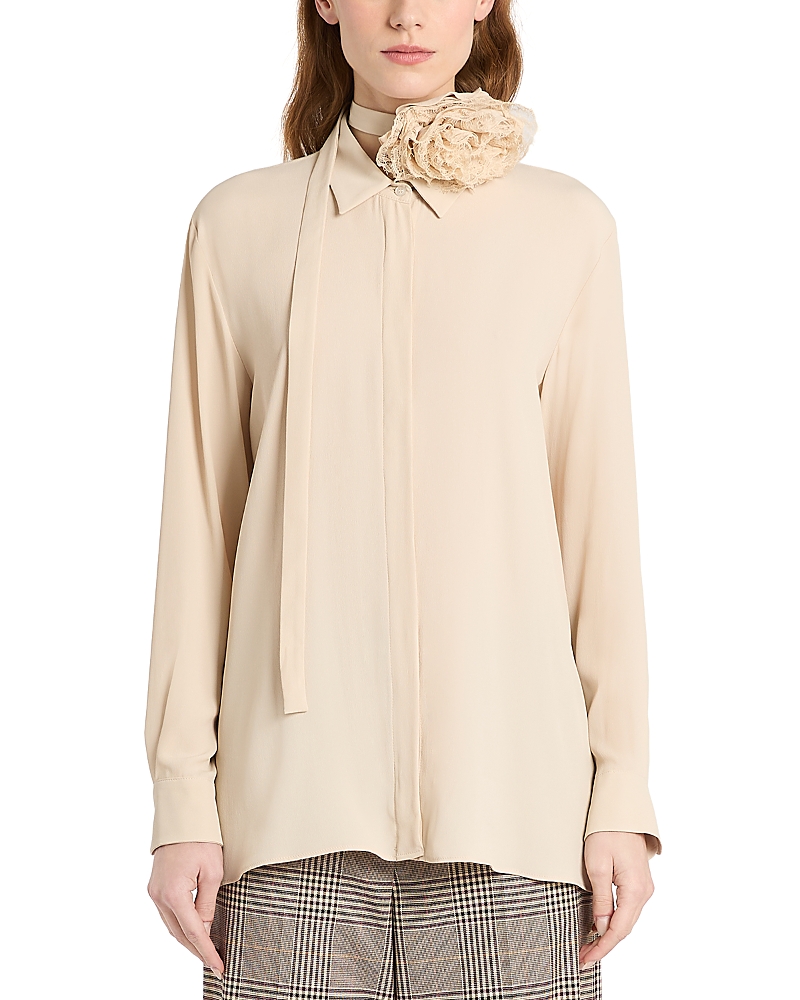 Marella Mllorca Lace Accent Blouse