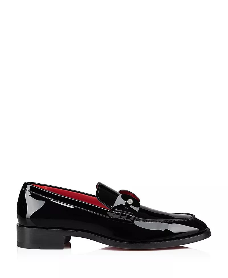 Christian Louboutin Men's Chambelimoc Night Strass Penny Loafer