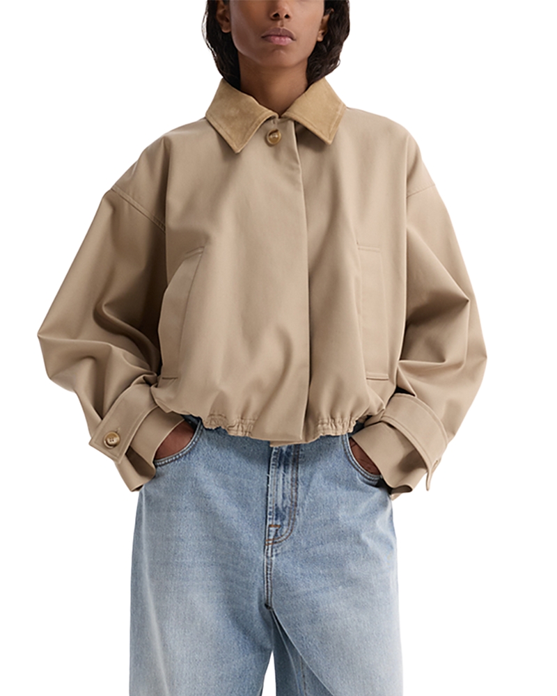 Rohe Suede Collar Blouson Jacket