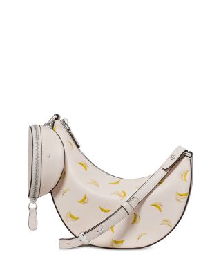 Duo Banana Leather Crossbody