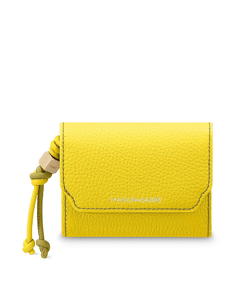 Maison De Sabre Leather Trifold Wallet