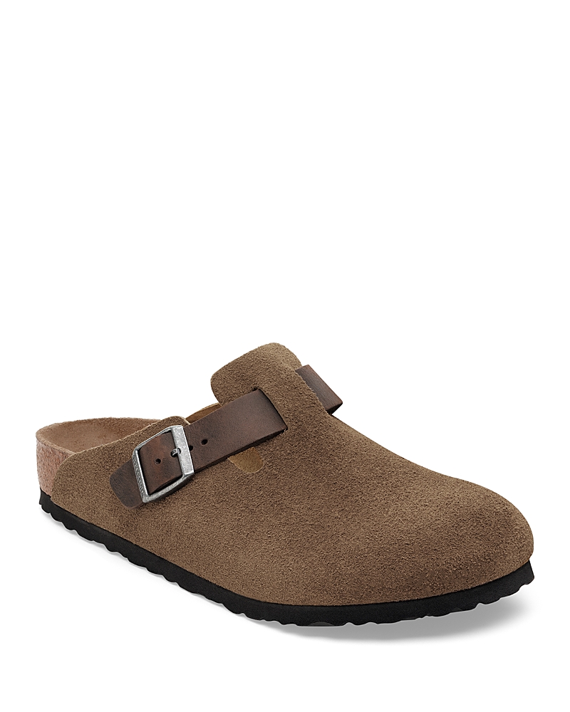 Birkenstock Men's Boston Mixed Leather Clogs