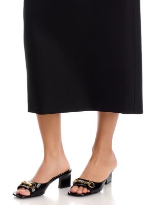 Gucci Women's Signora Horsebit Slide Sandals | Bloomingdale's Shoes