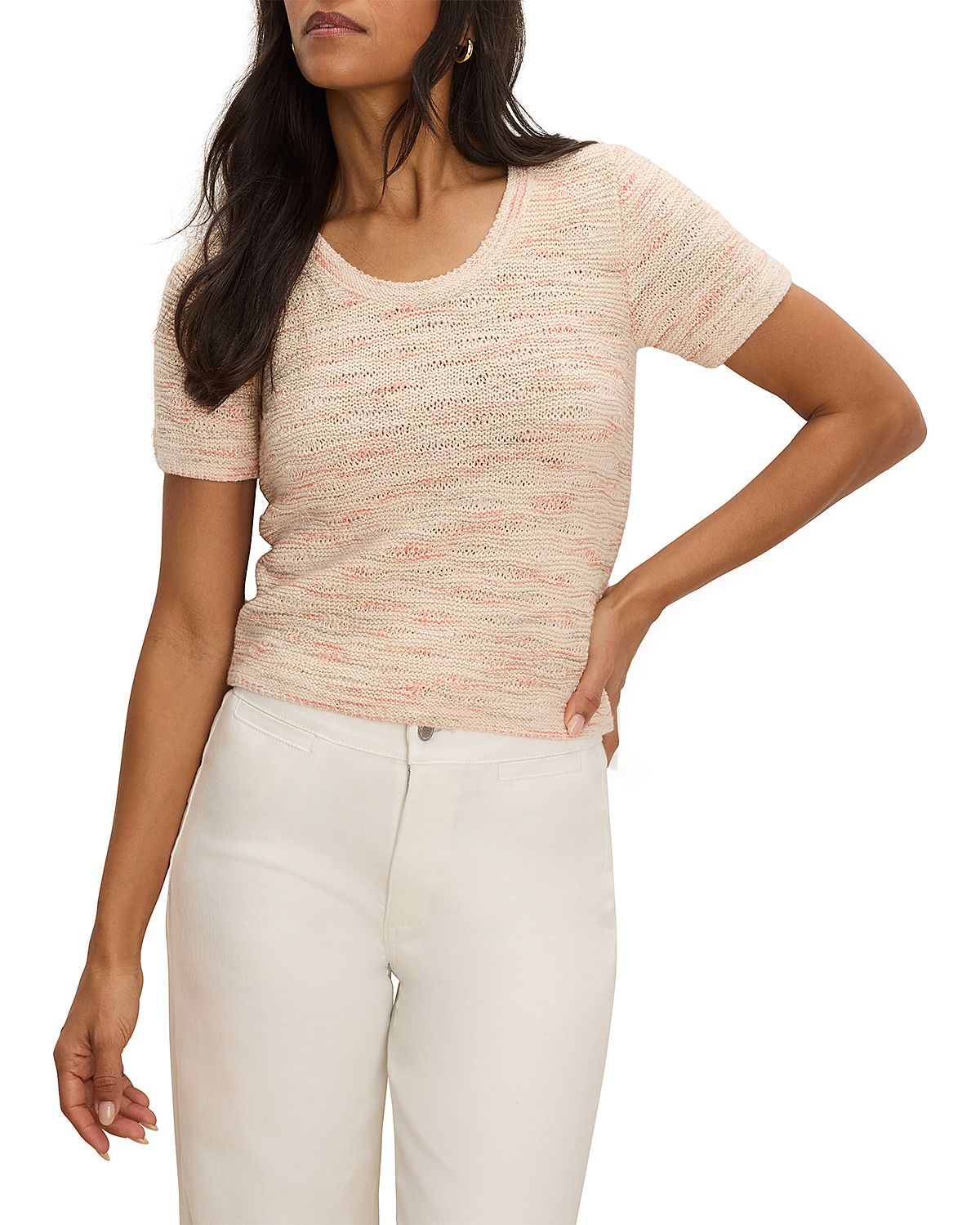 Nic+Zoe Textured Wave Sweater