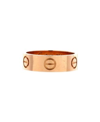  Love Band Ring 18K Rose Gold