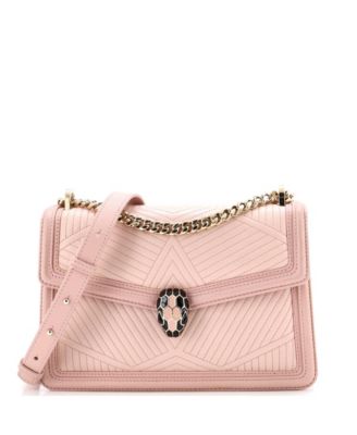  Small Serpenti Forever Shoulder Bag Quilted Leather
