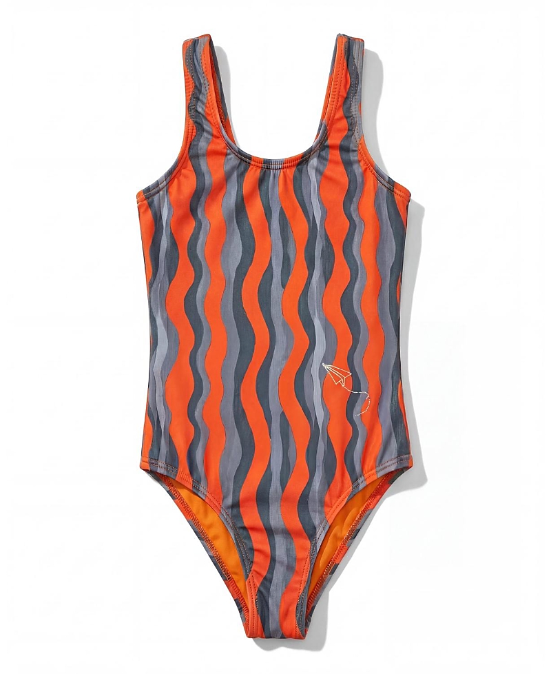 Mumzers Girls' Wavy Days Swimzers - Little Kid, Big Kid