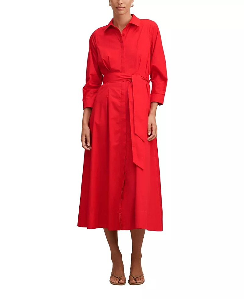 Ever New Women's Sally Cotton Shirt Midi Dress