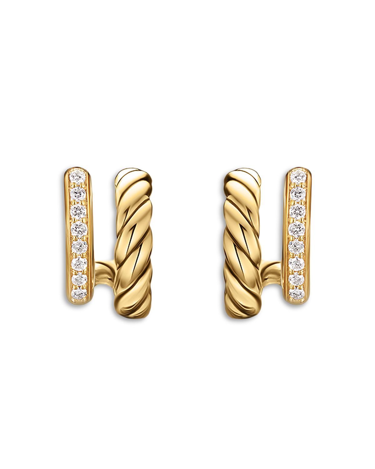 Dy Mercer Two Row Hoop Earrings