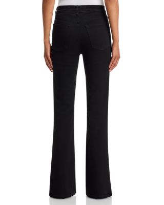 The Flare High Rise Jeans in Black - thumbnail 3