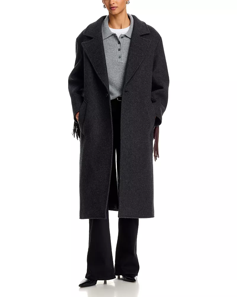 Frame The Fringe Trim Rodeo Coat