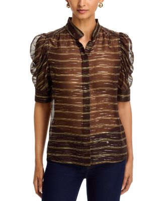 The Gillian Silk Blend Top