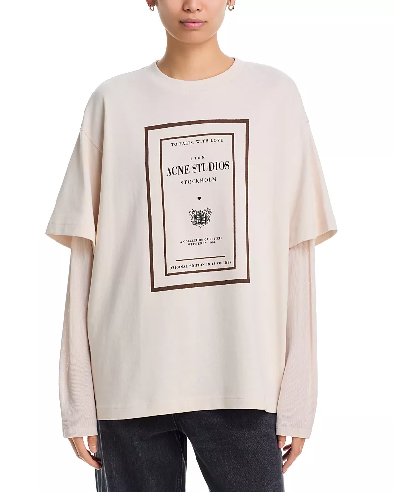 Acne Studios Layered Graphic Tee