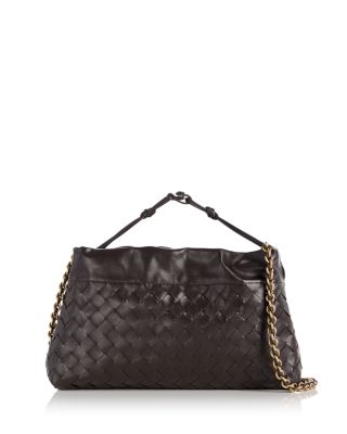 Dustbag Intrecciato Leather Shoulder Bag