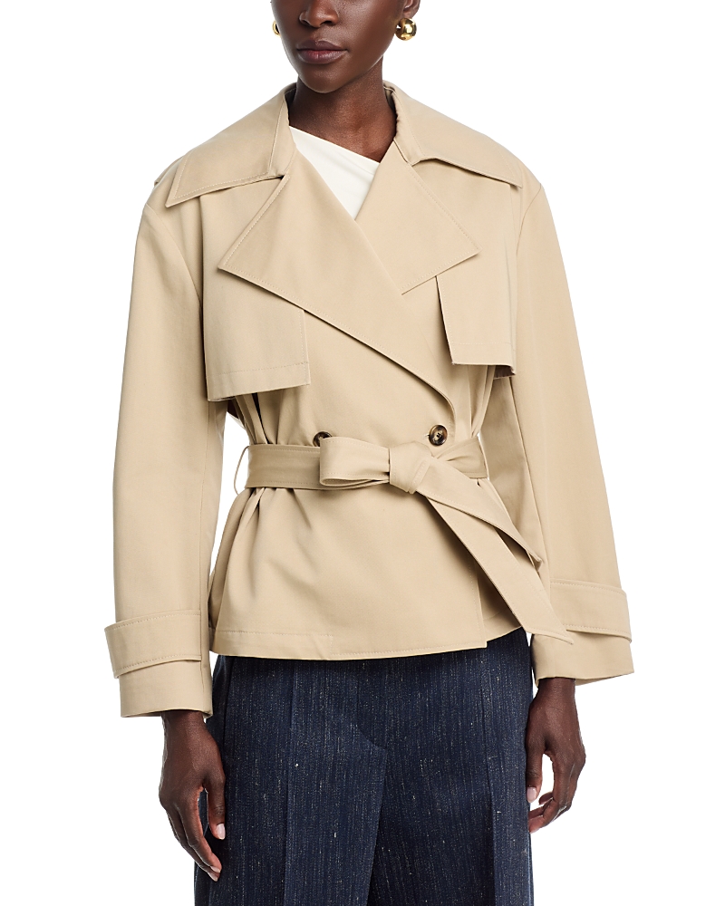 Hugo Boss Cinina Cotton Belted Jacket