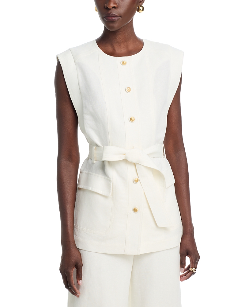 Kobi Halperin Beckett Vest In White