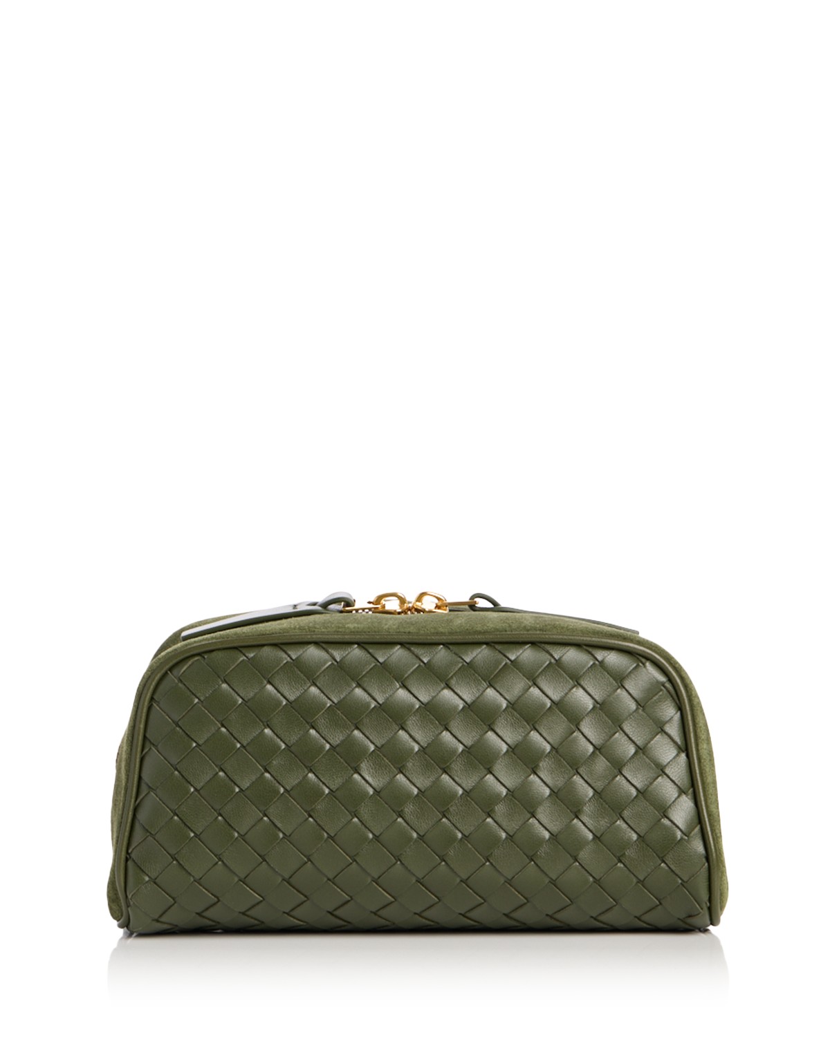 Small Nodo Intrecciato Suede Pouch