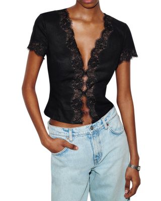 Reformation Brynn Linen Top