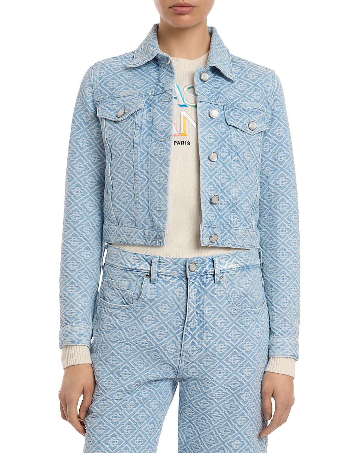 Casablanca Monogram Classic Denim Jacket