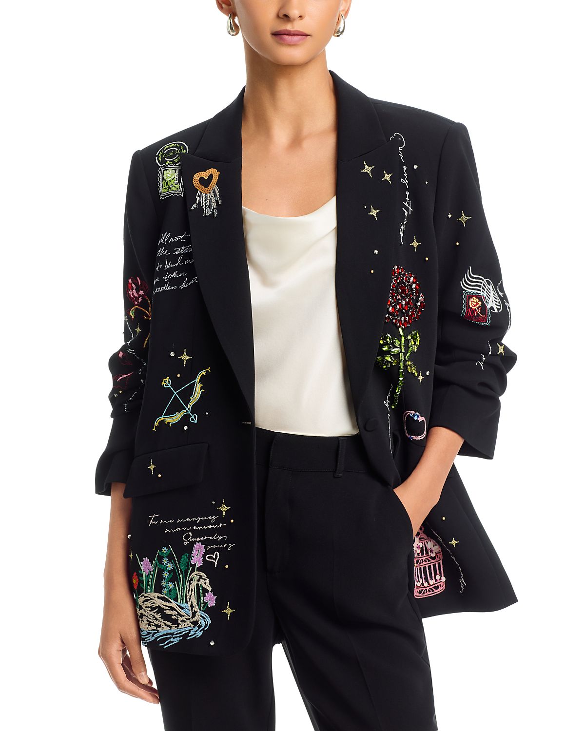 Cinq a Sept Starry Scribbles Kelsa Blazer