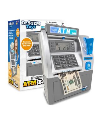  Electronic Atm Bank Real Money Savings Piggy Bank Toy, Ages 5+