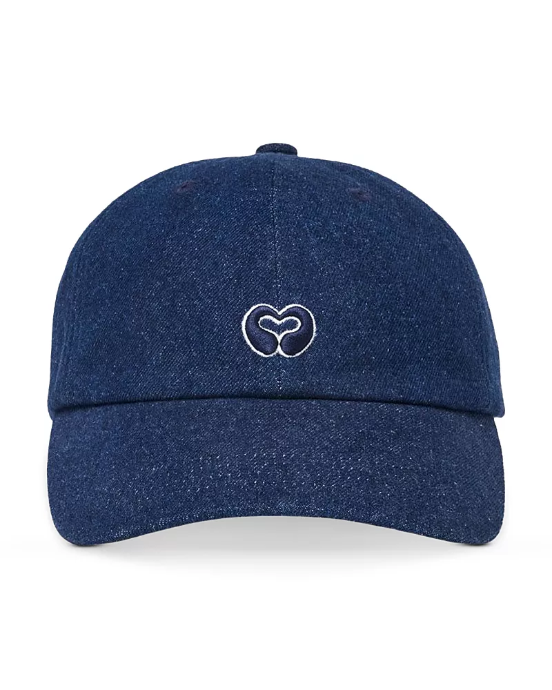 Maje Denim Baseball Cap