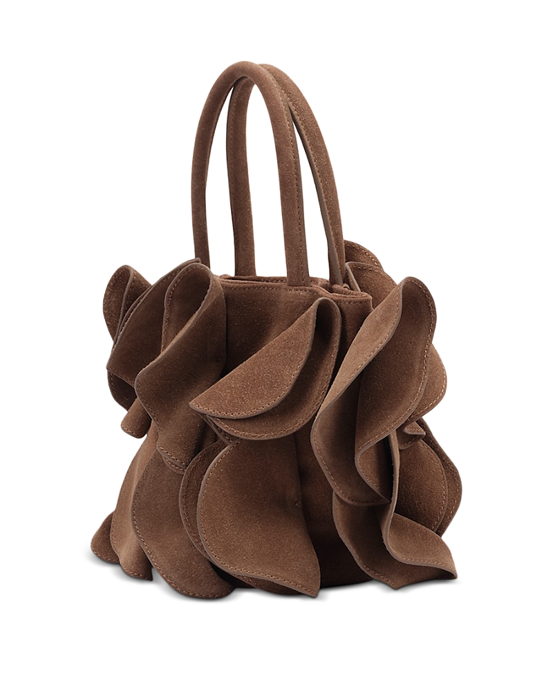 Farm Rio Suede Flower Handbag