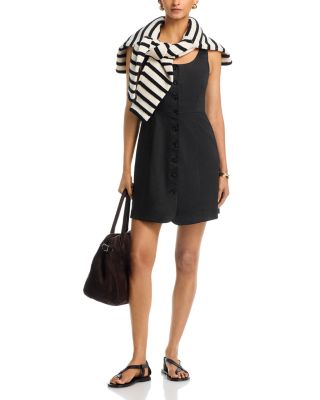 theory black mini dress Theory Theory Sleeveless Mini Dress | Black