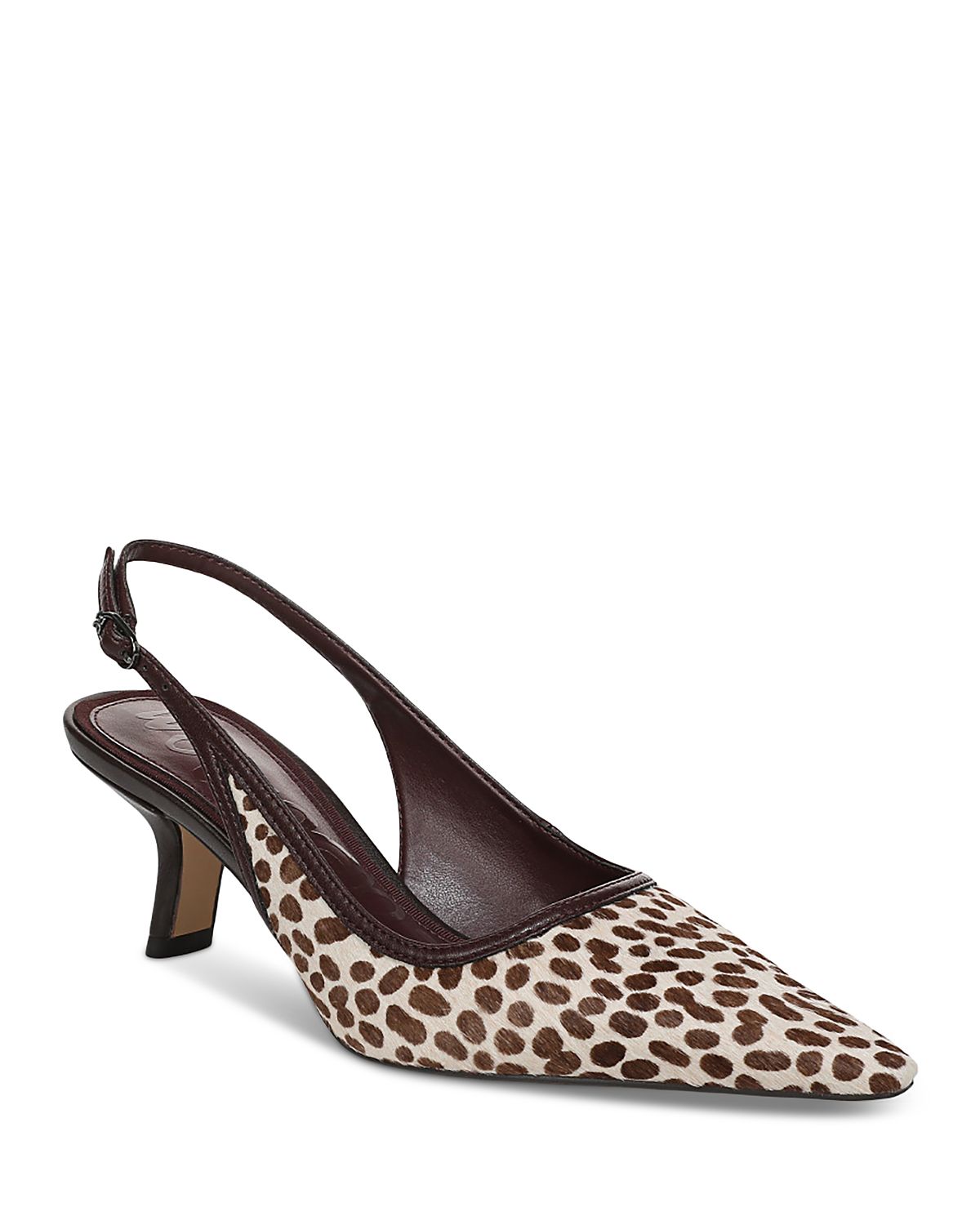 Sam Edelman Women's Bianka 3 Calf Hair Slingback Pumps