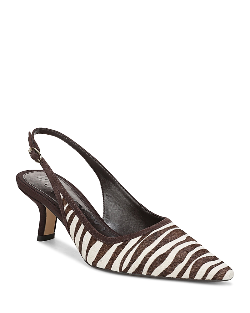 Sam Edelman Women's Bianka 3 Calf Hair Slingback Pumps