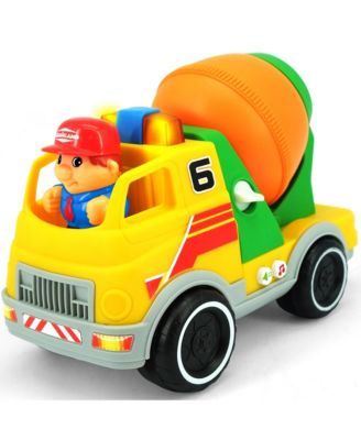  Cement Mixer Motorized Construction Toy Vehicle, Ages 1+