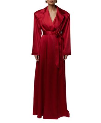 Satin Embrace Maxi Dress