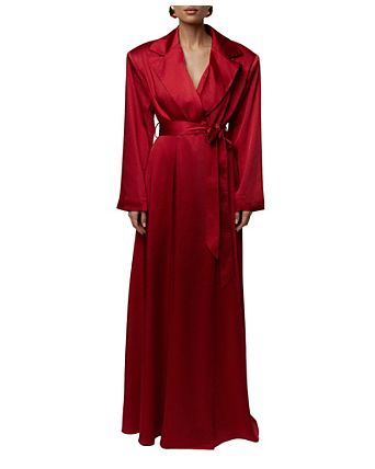 Satin Embrace Maxi Dress