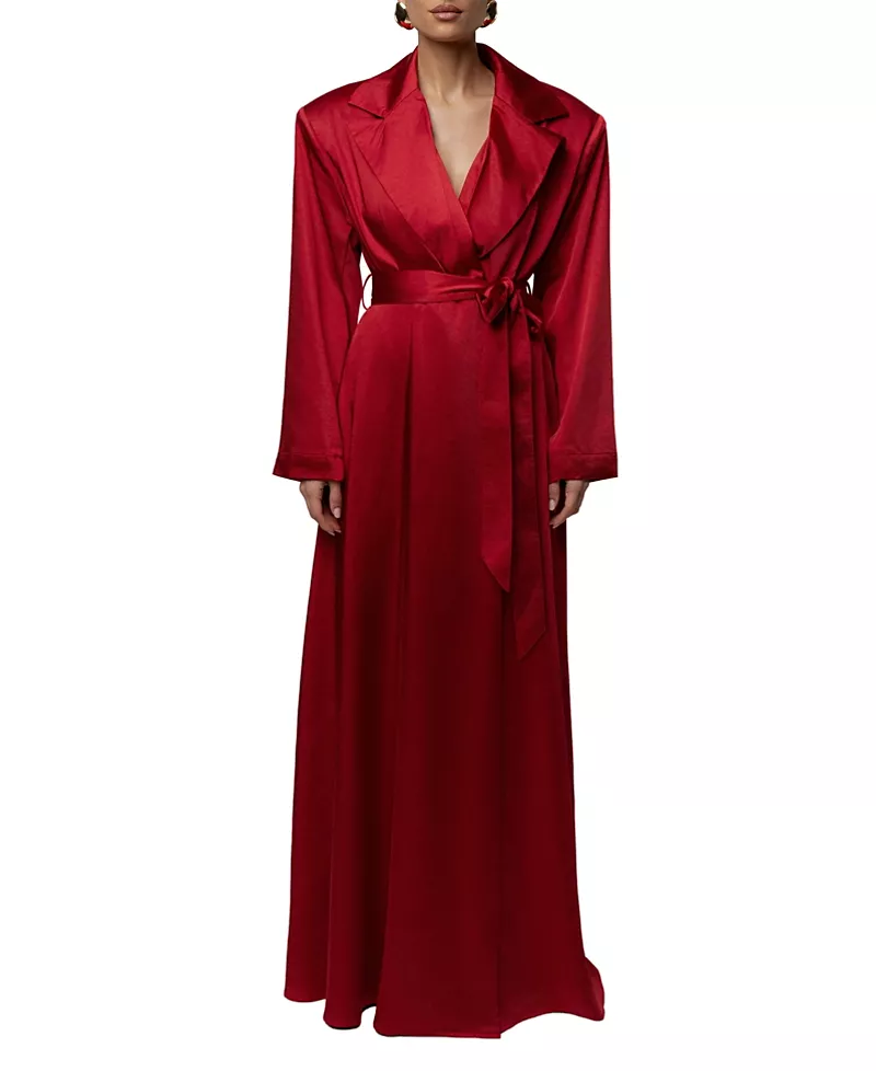 Jluxlabel Satin Embrace Maxi Dress