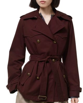 Short Tropical Gabardine Foxfield Trench Coat