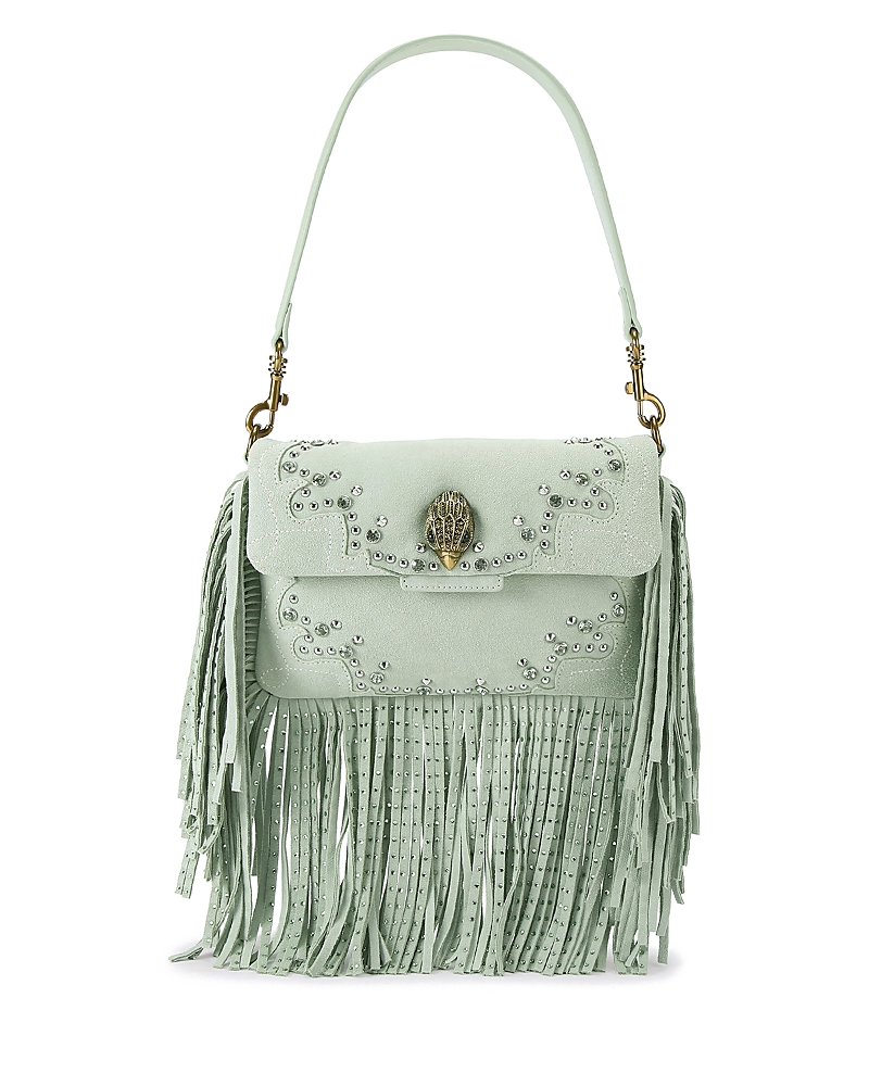 Kurt Geiger London Oxford Small Fringe Suede Shoulder Bag