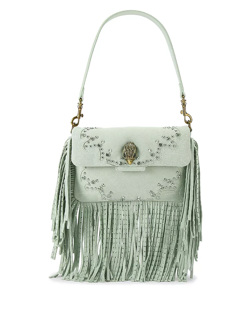 Kurt Geiger London Oxford Small Fringe Suede Shoulder Bag